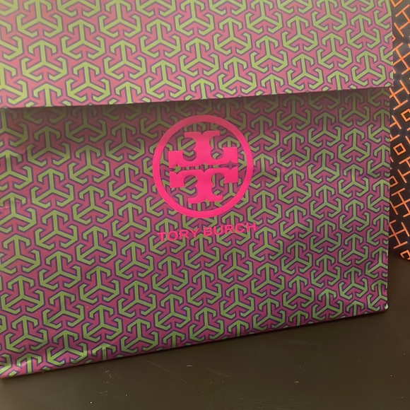 Tory Burch bags. Royal blue/green/white and sm. pink/purple has Velcro closure. - Picture 2 of 4
